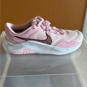 Nike Pink and White Athletic Shoes